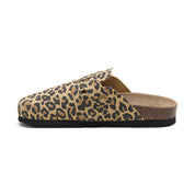 Imagen del producto Zueco Dallas Leopardo Marrón Mujer