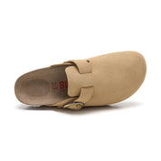 Imagen del producto Zueco Dallas Miel Cuero Mujer