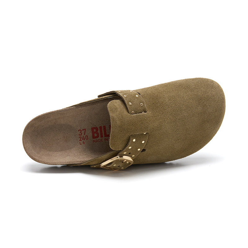 Imagen del producto Zueco Dallas Glam Caza Kaki Mujer