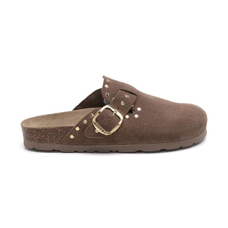 Imagen del producto Zueco Dallas Glam Cacao Marrón Mujer