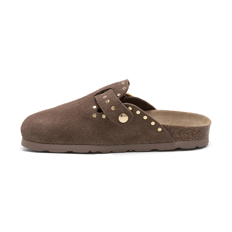 Imagen del producto Zueco Dallas Glam Cacao Marrón Mujer