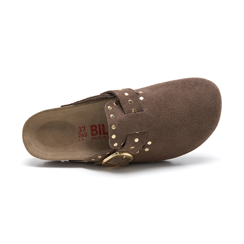 Imagen del producto Zueco Dallas Glam Cacao Marrón Mujer