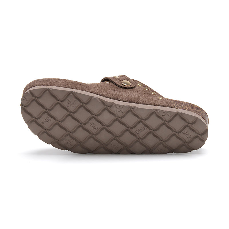 Imagen del producto Zueco Dallas Glam Cacao Marrón Mujer