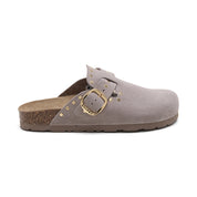 Imagen del producto Zueco Dallas Glam Taupe Marrón Mujer