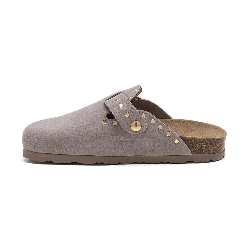 Imagen del producto Zueco Dallas Glam Taupe Marrón Mujer