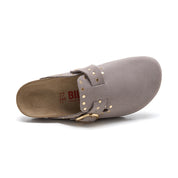 Imagen del producto Zueco Dallas Glam Taupe Marrón Mujer