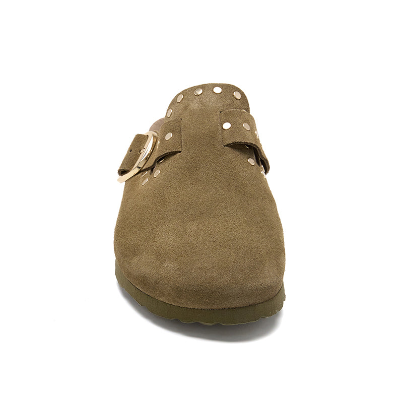 Imagen del producto Zueco Dallas Glam Caza Kaki Mujer