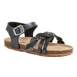 Sandale noire pour fille