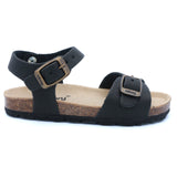 Sandalo nero per ragazzi