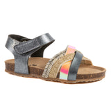 Sandale noire pour fille