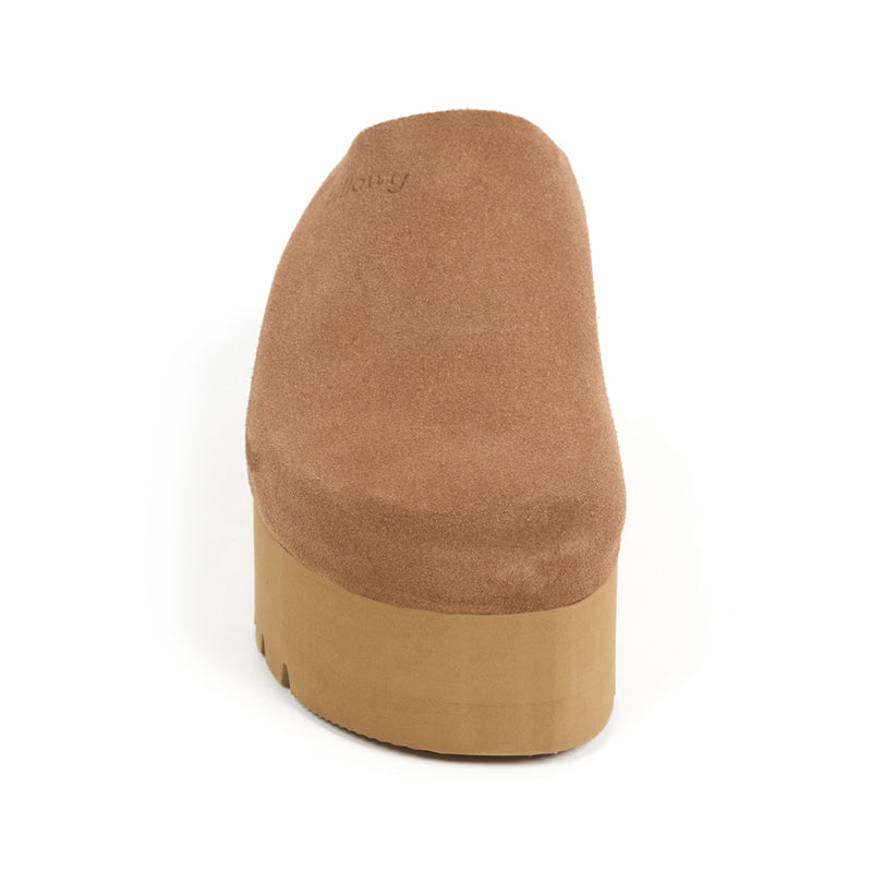 Imagen del producto Zueco Plataforma Cuero Mujer