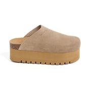 Imagen del producto Zueco Plataforma Marron Mujer