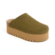 Imagen del producto Zueco Plataforma Kaki Mujer