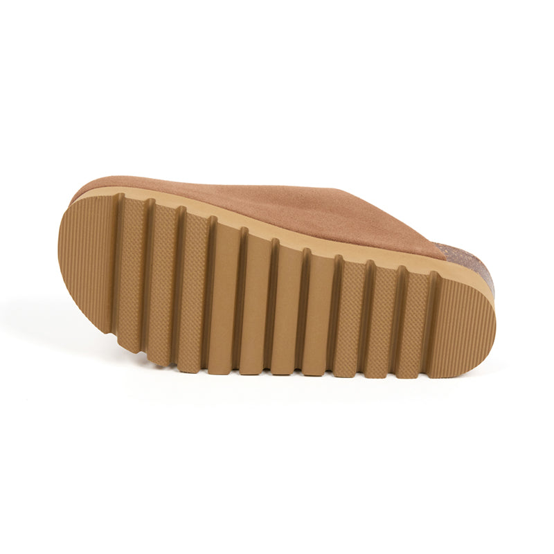 Imagen del producto Zueco Plataforma Cuero Mujer