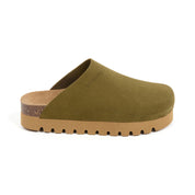 Imagen del producto Zueco Plataforma Kaki Mujer