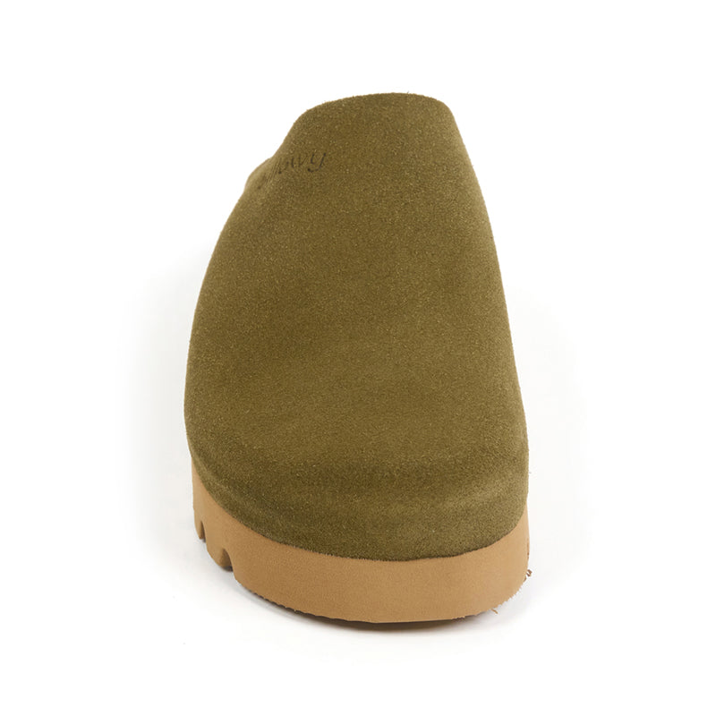 Imagen del producto Zueco Plataforma Kaki Mujer