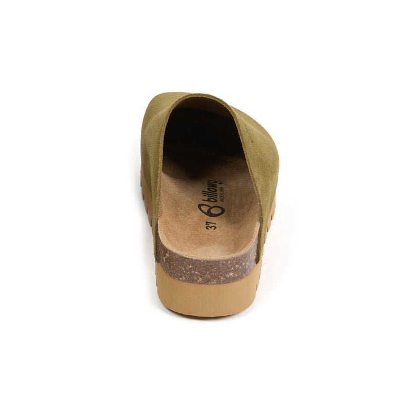 Imagen del producto Zueco Plataforma Kaki Mujer