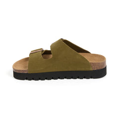 Imagen del producto Sandalia Plataforma Kaki Mujer
