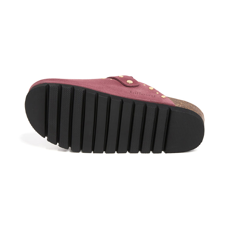 Imagen del producto Zueco Plataforma Rojo Mujer