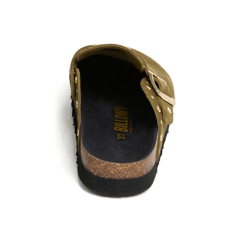 Imagen del producto Zueco Plataforma Kaki Mujer