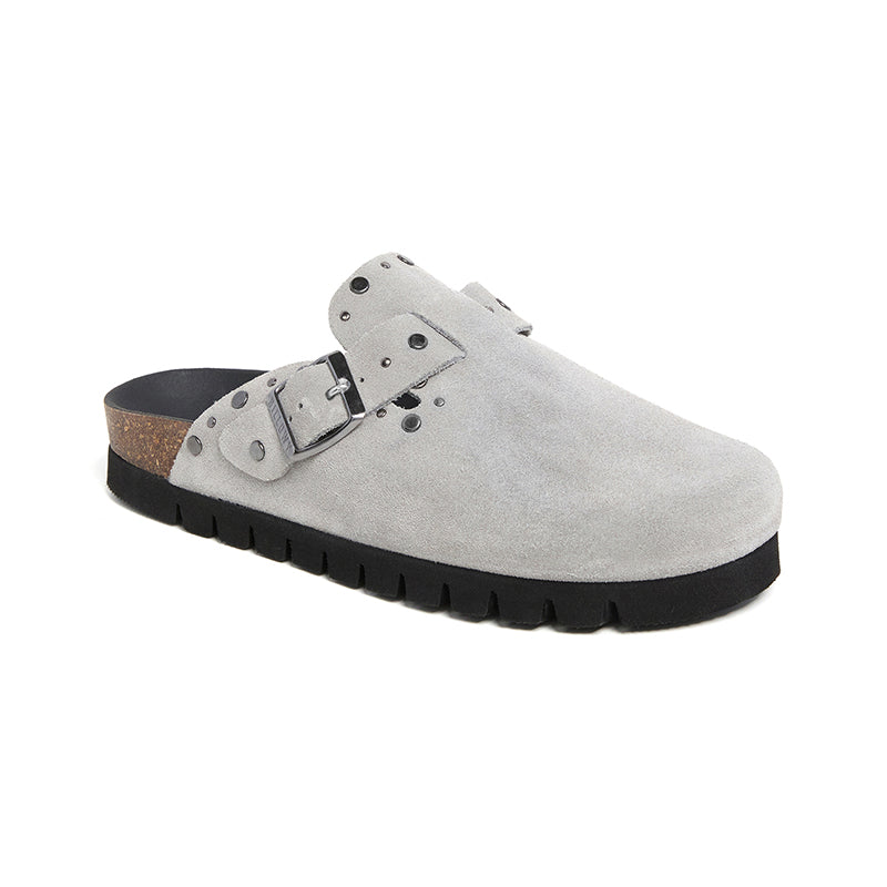 Imagen del producto Zueco Plataforma Gris Mujer