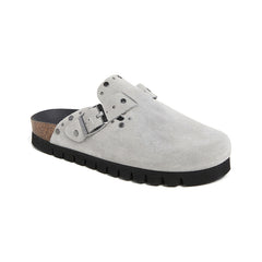 Imagen del producto Zueco Plataforma Gris Mujer