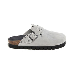 Imagen del producto Zueco Plataforma Gris Mujer