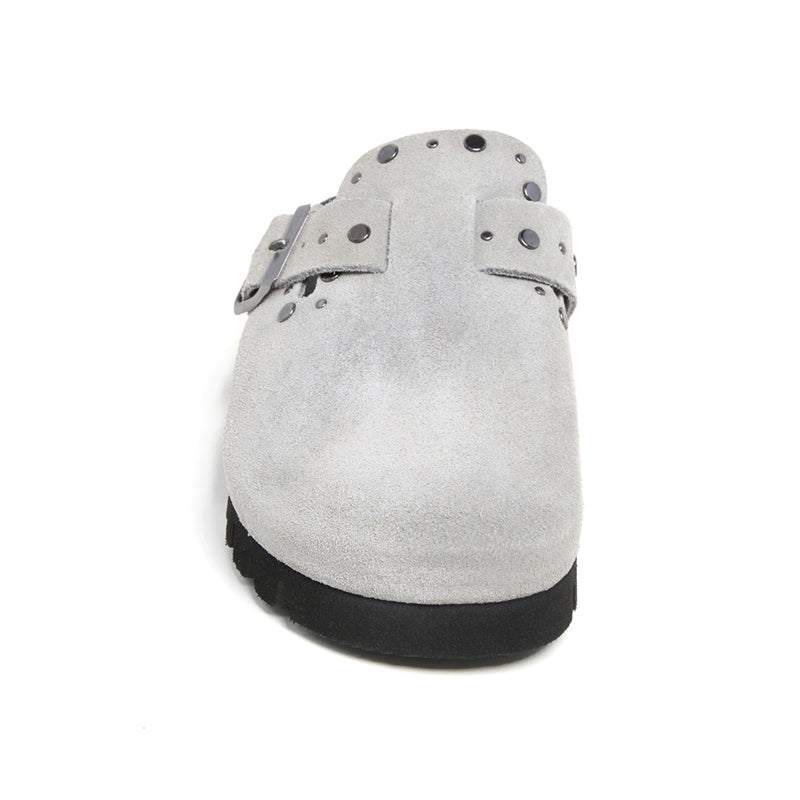 Imagen del producto Zueco Plataforma Gris Mujer