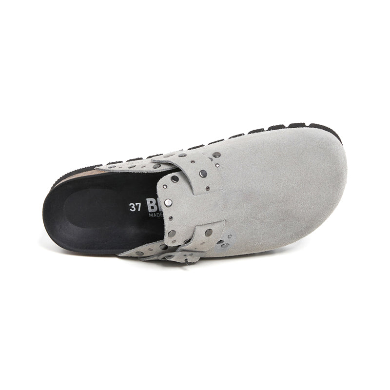 Imagen del producto Zueco Plataforma Gris Mujer