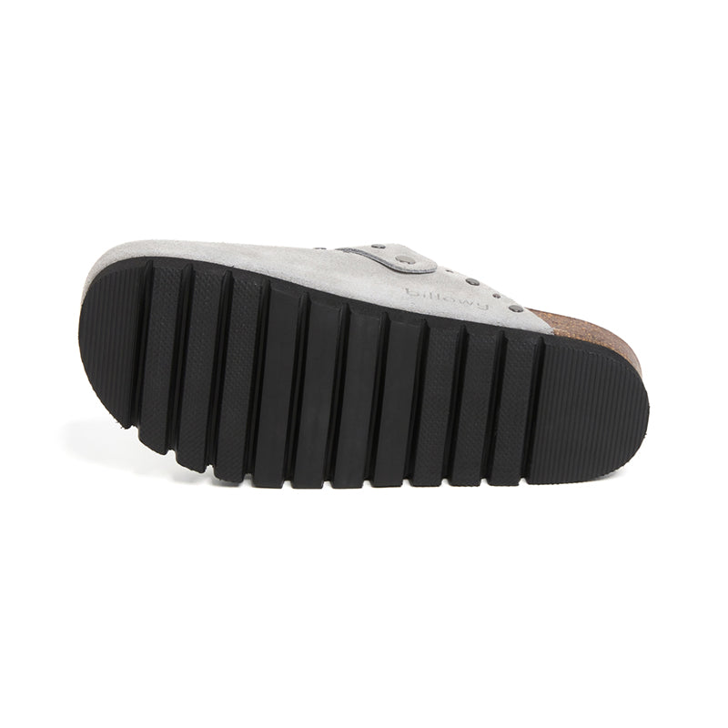 Imagen del producto Zueco Plataforma Gris Mujer