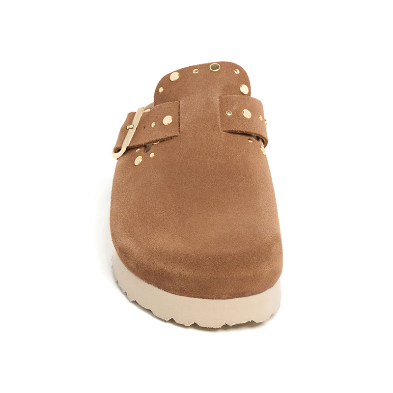 Imagen del producto Zueco Plataforma Cuero Mujer