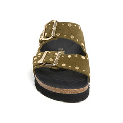 Imagen del producto Sandalia Plataforma Kaki Mujer