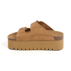 Imagen del producto Sandalia Plataforma Cuero Mujer