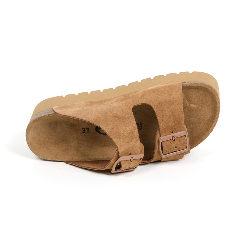 Imagen del producto Sandalia Plataforma Cuero Mujer
