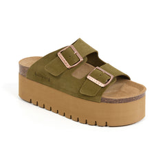 Imagen del producto Sandalia Plataforma Kaki Mujer