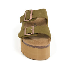 Imagen del producto Sandalia Plataforma Kaki Mujer