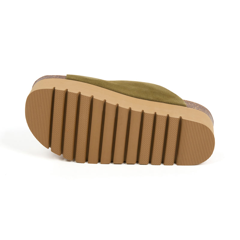 Imagen del producto Sandalia Plataforma Kaki Mujer