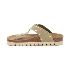 Imagen del producto Sandalia Plataforma Kaki Mujer