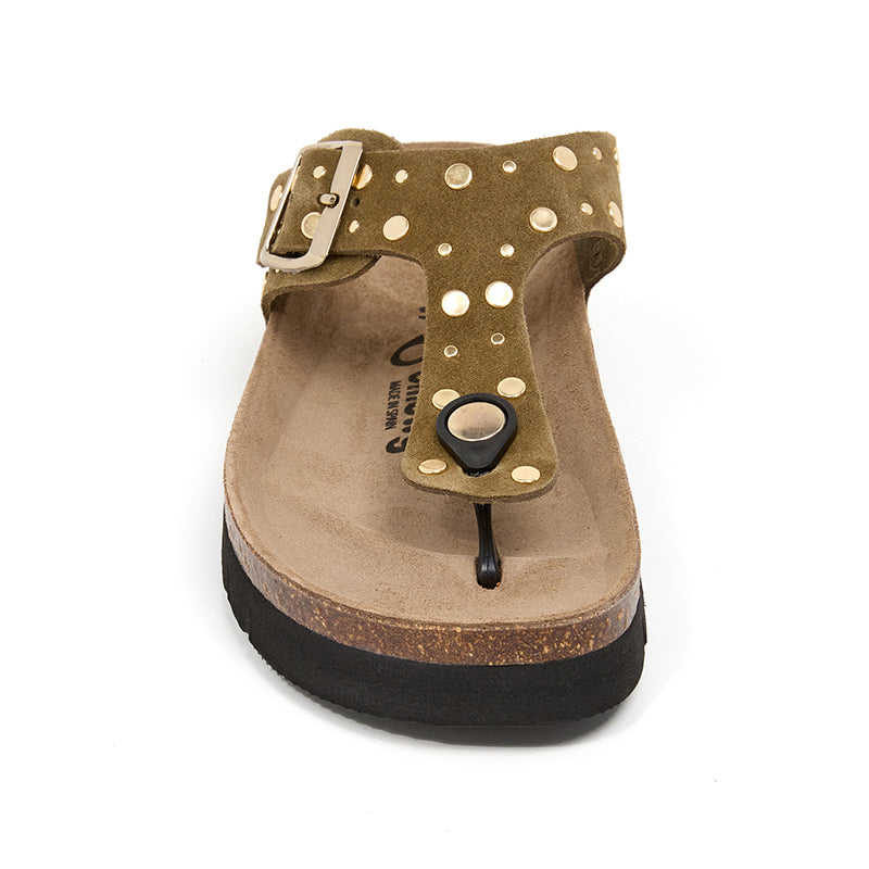 Imagen del producto Sandalia Plataforma Kaki Mujer