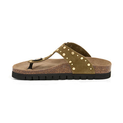 Imagen del producto Sandalia Plataforma Kaki Mujer