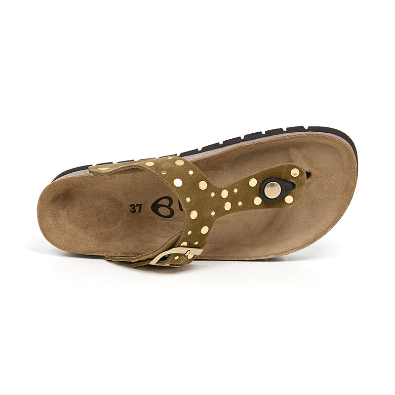 Imagen del producto Sandalia Plataforma Kaki Mujer