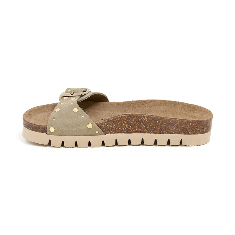 Imagen del producto Sandalia Plataforma Kaki Mujer