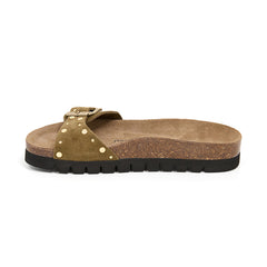 Imagen del producto Sandalia Plataforma Kaki Mujer