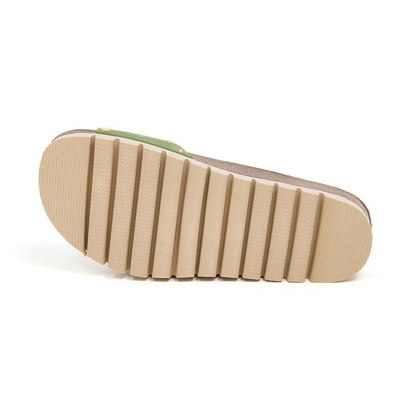 Imagen del producto Sandalia Plataforma Verde Mujer