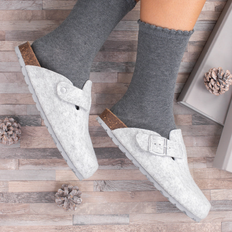 Imagen del producto Zueco Gris Mujer