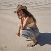 Sandalia Malibú Arena Beige Mujer